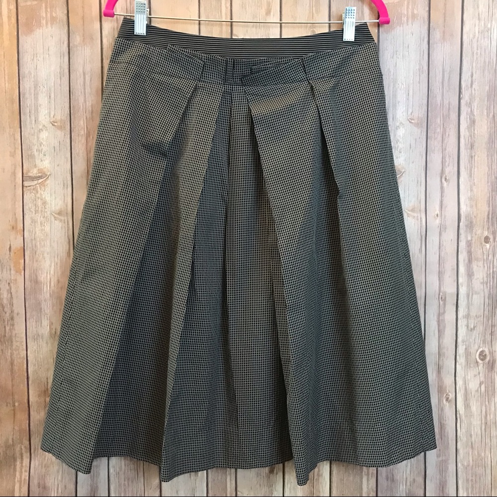 Veronika Maine Designer Pleated Skirt